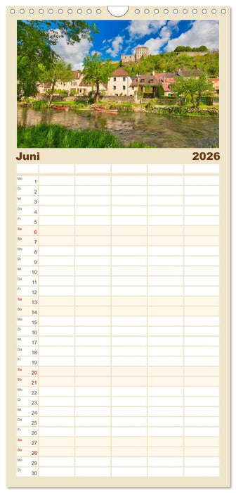 Frankreichs idyllische Dörfer (CALVENDO Familienplaner 2026)