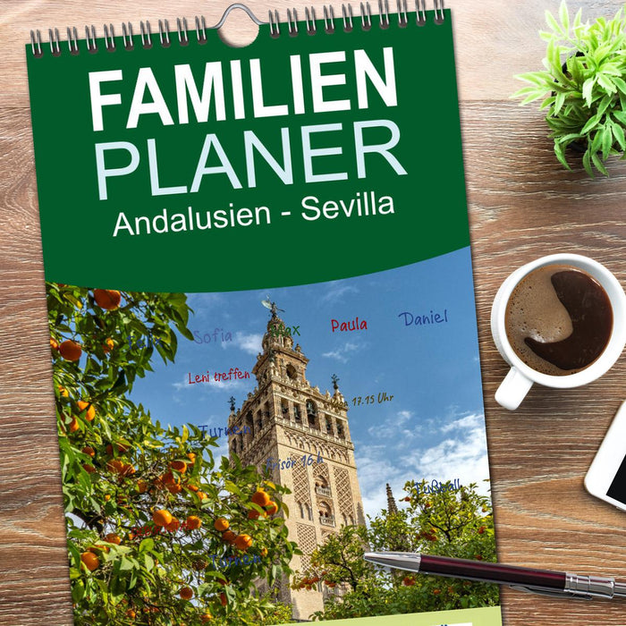 Andalusien - Sevilla (CALVENDO Familienplaner 2026)