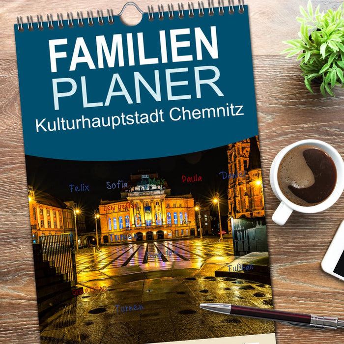 Kulturhauptstadt Chemnitz (CALVENDO Familienplaner 2026)