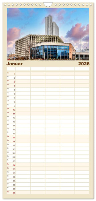 Kulturhauptstadt Chemnitz (CALVENDO Familienplaner 2026)