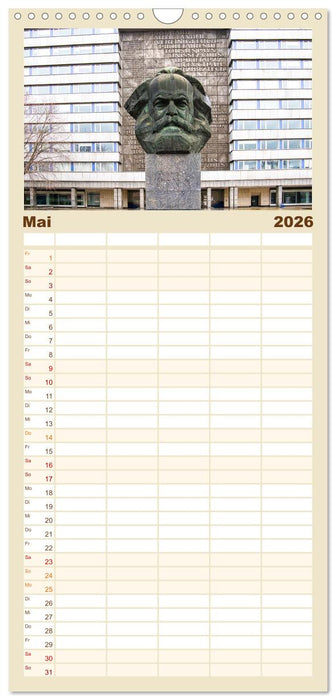 Kulturhauptstadt Chemnitz (CALVENDO Familienplaner 2026)