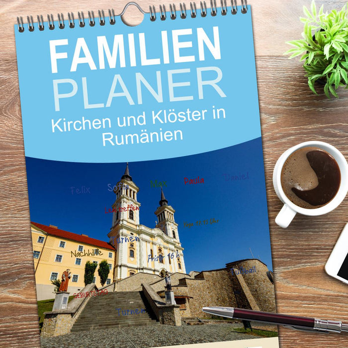Kirchen und Klöster in Rumänien (CALVENDO Familienplaner 2026)