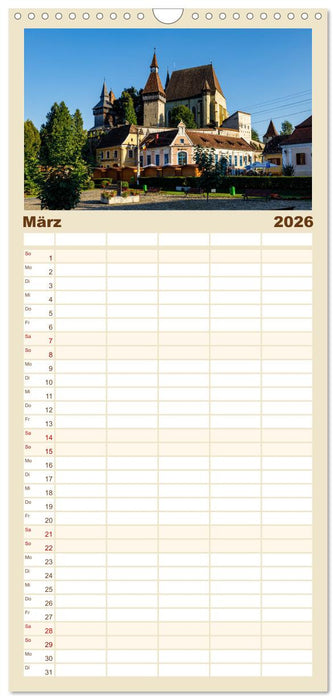 Kirchen und Klöster in Rumänien (CALVENDO Familienplaner 2026)