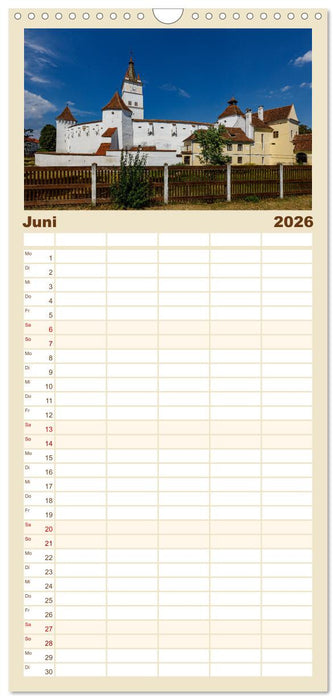 Kirchen und Klöster in Rumänien (CALVENDO Familienplaner 2026)