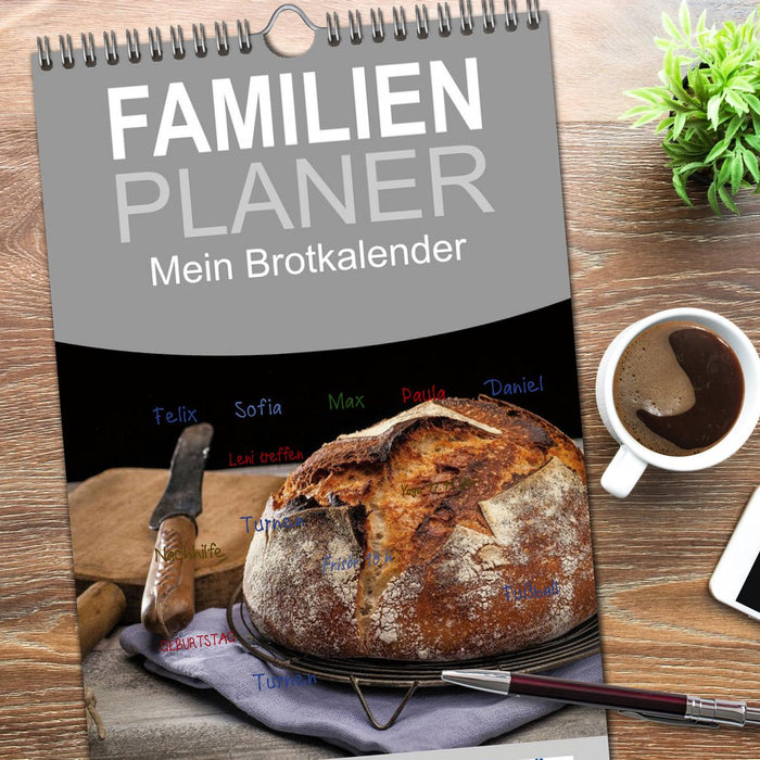 Mein Brotkalender (CALVENDO Familienplaner 2026)
