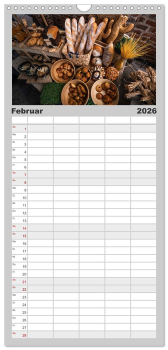 Mein Brotkalender (CALVENDO Familienplaner 2026)