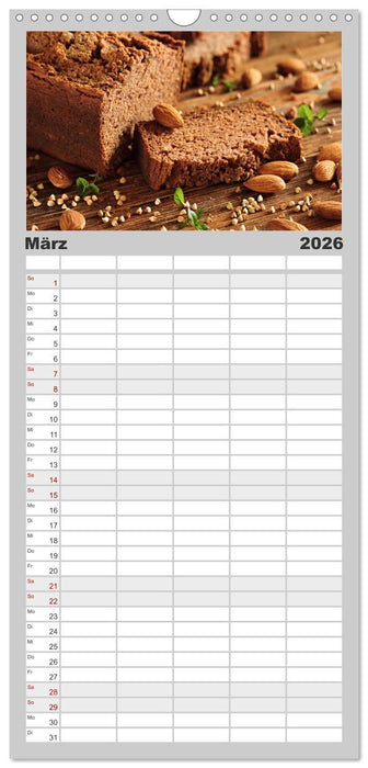 Mein Brotkalender (CALVENDO Familienplaner 2026)