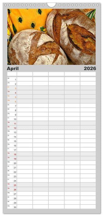 Mein Brotkalender (CALVENDO Familienplaner 2026)