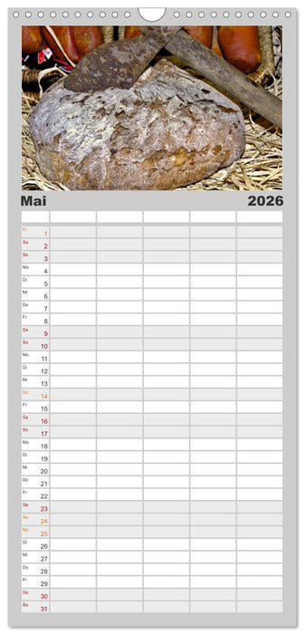 Mein Brotkalender (CALVENDO Familienplaner 2026)
