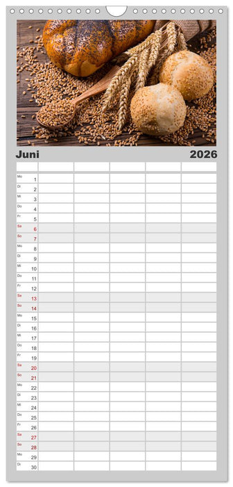 Mein Brotkalender (CALVENDO Familienplaner 2026)