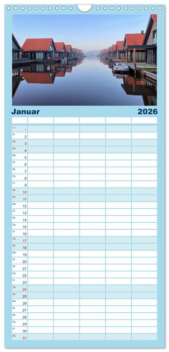 Erlebe mit mir die Niederlande (CALVENDO Familienplaner 2026)