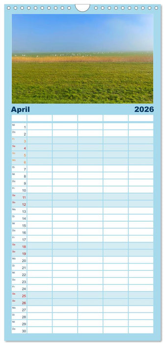 Erlebe mit mir die Niederlande (CALVENDO Familienplaner 2026)