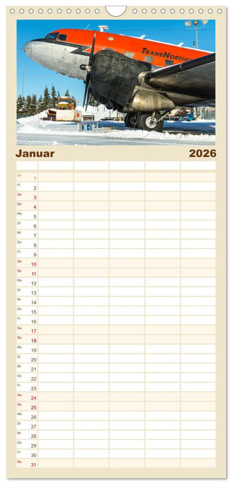 Klassiker der Lüfte (CALVENDO Familienplaner 2026)