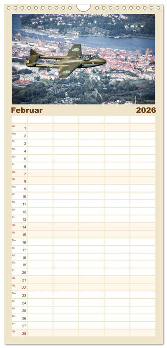 Klassiker der Lüfte (CALVENDO Familienplaner 2026)