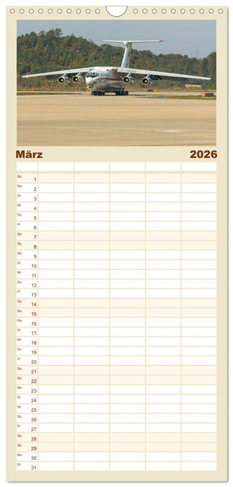 Klassiker der Lüfte (CALVENDO Familienplaner 2026)