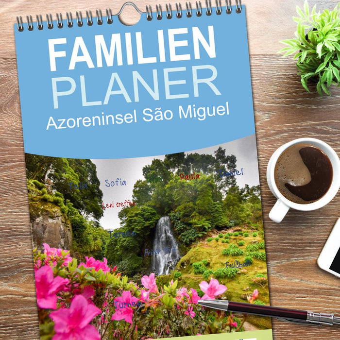 Azoreninsel São Miguel (CALVENDO Familienplaner 2026)