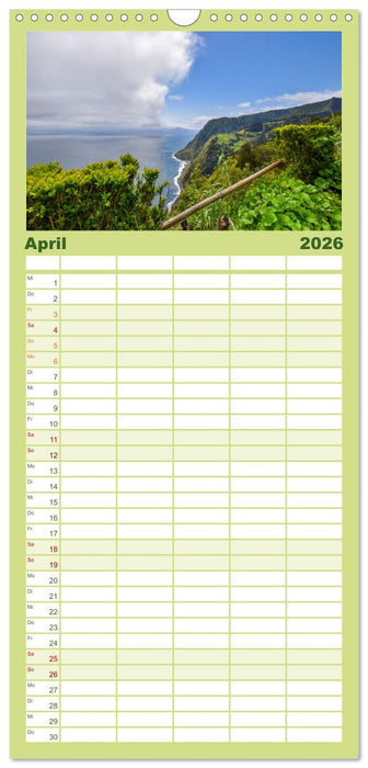 Azoreninsel São Miguel (CALVENDO Familienplaner 2026)