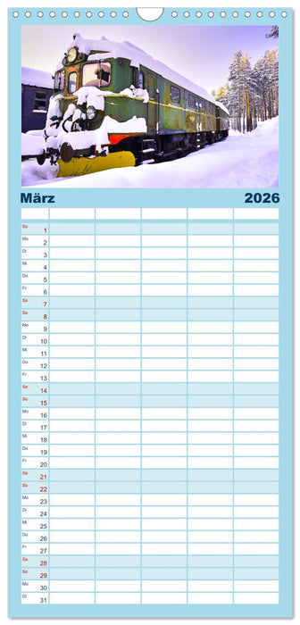 Lulea - Wintertraum in Schwedisch Lappland (CALVENDO Familienplaner 2026)