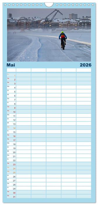 Lulea - Wintertraum in Schwedisch Lappland (CALVENDO Familienplaner 2026)