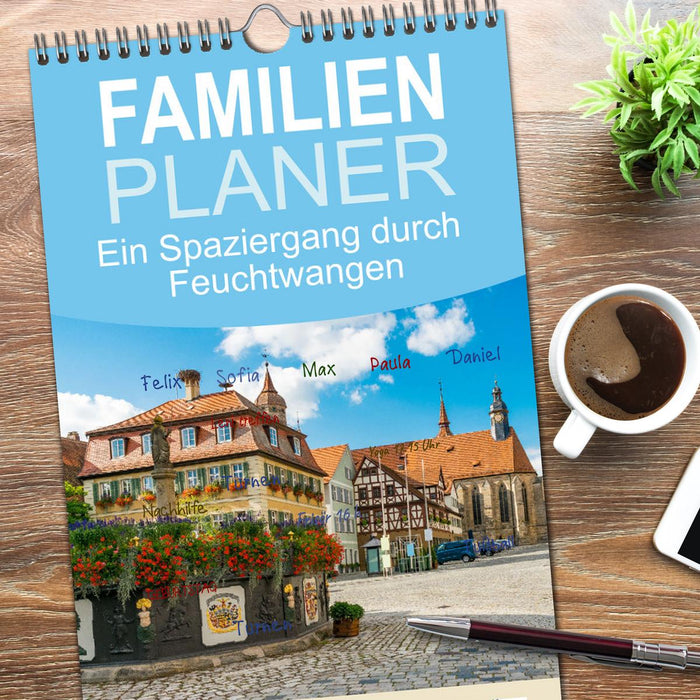Ein Spaziergang durch Feuchtwangen (CALVENDO Familienplaner 2026)