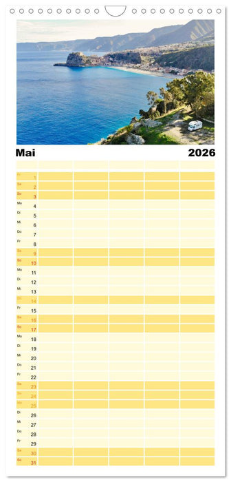 Wohnmobil, Camping - Reisen - Freiheit (CALVENDO Familienplaner 2026)