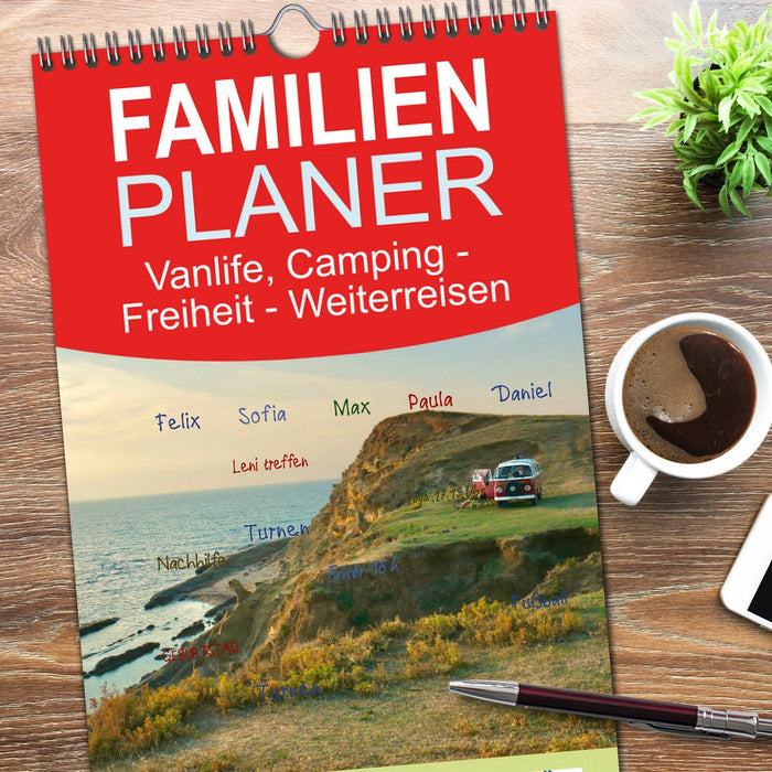 Vanlife, Camping - Freiheit - Weiterreisen (CALVENDO Familienplaner 2026)