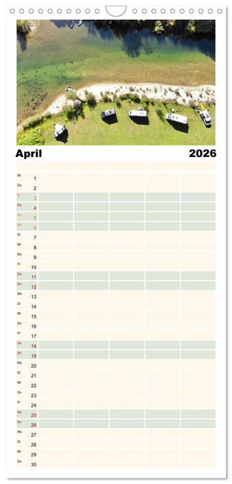 Vanlife, Camping - Freiheit - Weiterreisen (CALVENDO Familienplaner 2026)