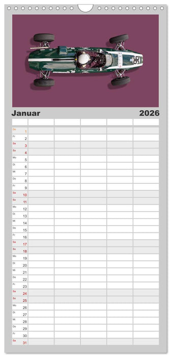 Legenden des Rennsports - Formel Junior 1955-1965 (CALVENDO Familienplaner 2026)