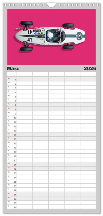 Legenden des Rennsports - Formel Junior 1955-1965 (CALVENDO Familienplaner 2026)