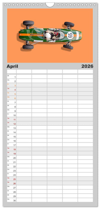 Legenden des Rennsports - Formel Junior 1955-1965 (CALVENDO Familienplaner 2026)