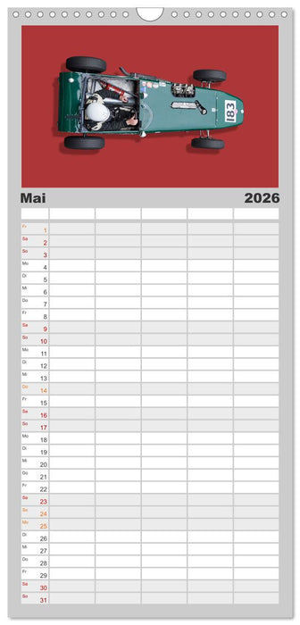 Legenden des Rennsports - Formel Junior 1955-1965 (CALVENDO Familienplaner 2026)