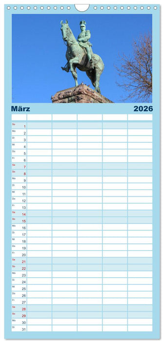 Altes Köln - Denkmäler und Historische Bauten (CALVENDO Familienplaner 2026)