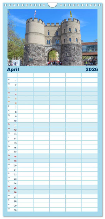 Altes Köln - Denkmäler und Historische Bauten (CALVENDO Familienplaner 2026)