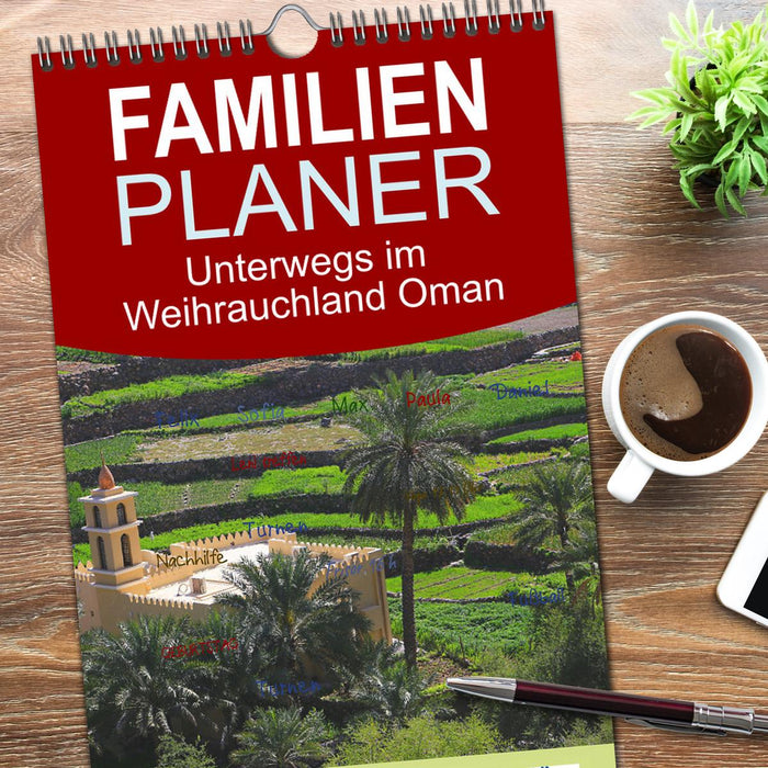 Unterwegs im Weihrauchland Oman (CALVENDO Familienplaner 2026)