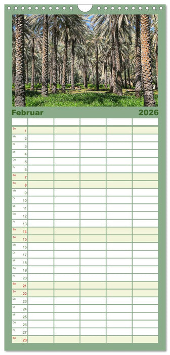 Unterwegs im Weihrauchland Oman (CALVENDO Familienplaner 2026)