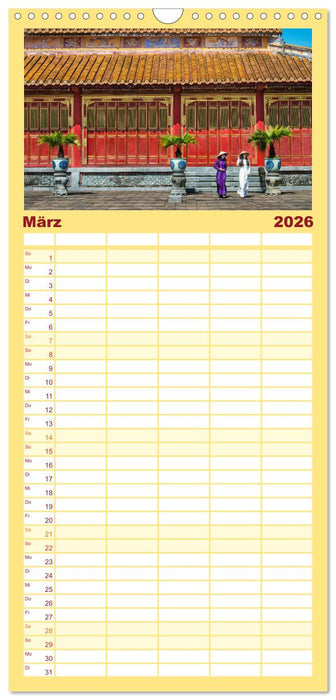 Asien - Kontinent der Farben (CALVENDO Familienplaner 2026)