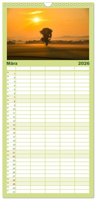 Ortenau - die badische Toskana (CALVENDO Familienplaner 2026)