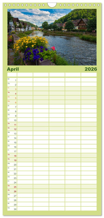 Ortenau - die badische Toskana (CALVENDO Familienplaner 2026)