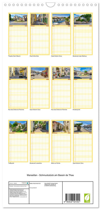 Marseillan - Schmuckstück am Bassin de Thau (CALVENDO Familienplaner 2026)