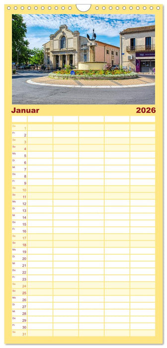 Marseillan - Schmuckstück am Bassin de Thau (CALVENDO Familienplaner 2026)