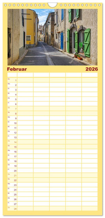 Marseillan - Schmuckstück am Bassin de Thau (CALVENDO Familienplaner 2026)