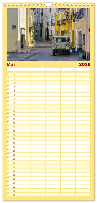 Marseillan - Schmuckstück am Bassin de Thau (CALVENDO Familienplaner 2026)