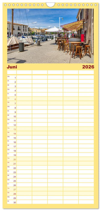 Marseillan - Schmuckstück am Bassin de Thau (CALVENDO Familienplaner 2026)