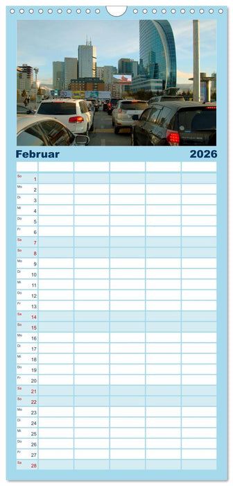 UB, Ulan Bator, Ulaanbaatar (CALVENDO Familienplaner 2026)