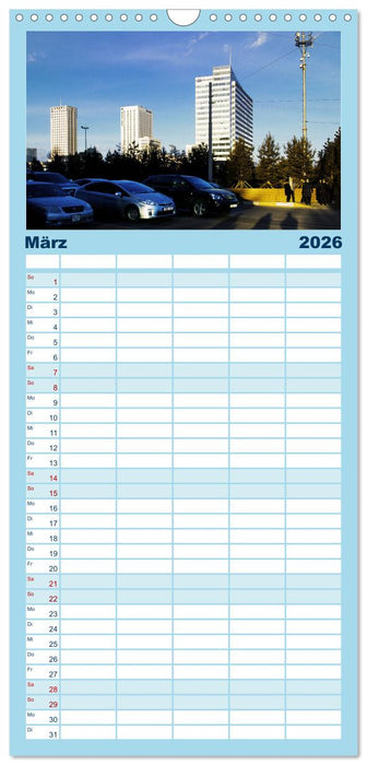 UB, Ulan Bator, Ulaanbaatar (CALVENDO Familienplaner 2026)