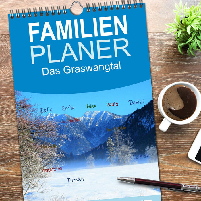 Das Graswangtal (CALVENDO Familienplaner 2026)