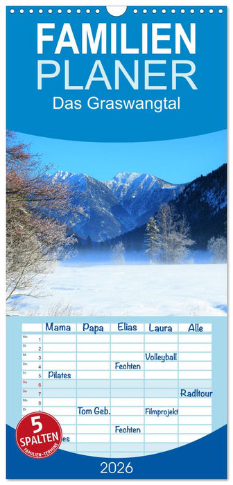 Das Graswangtal (CALVENDO Familienplaner 2026)