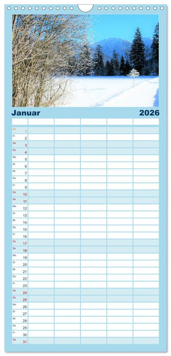 Das Graswangtal (CALVENDO Familienplaner 2026)