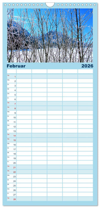 Das Graswangtal (CALVENDO Familienplaner 2026)