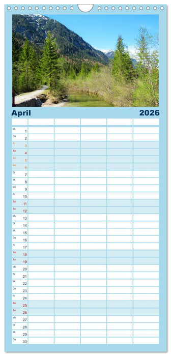 Das Graswangtal (CALVENDO Familienplaner 2026)